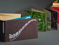 colorful accordion artists' book extended