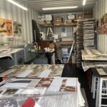 Print shop in shipping container