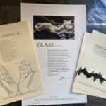 three broadsides with text and image