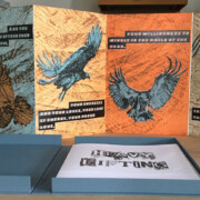 artist's book with print images