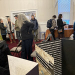 Caspar gathering with artists' book