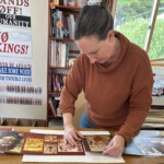 Florrie Ashford binding Tlacuila Visions woman bookbinding