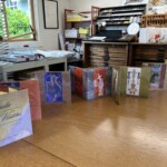 Tlacuila Visions interior of print studio with book